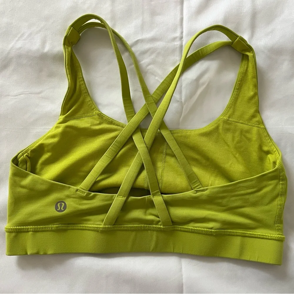 Lululemon Energy Sports Bra Green - Picture 1 of 2